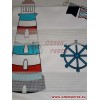 Deniz Figürlü Zebra Perde